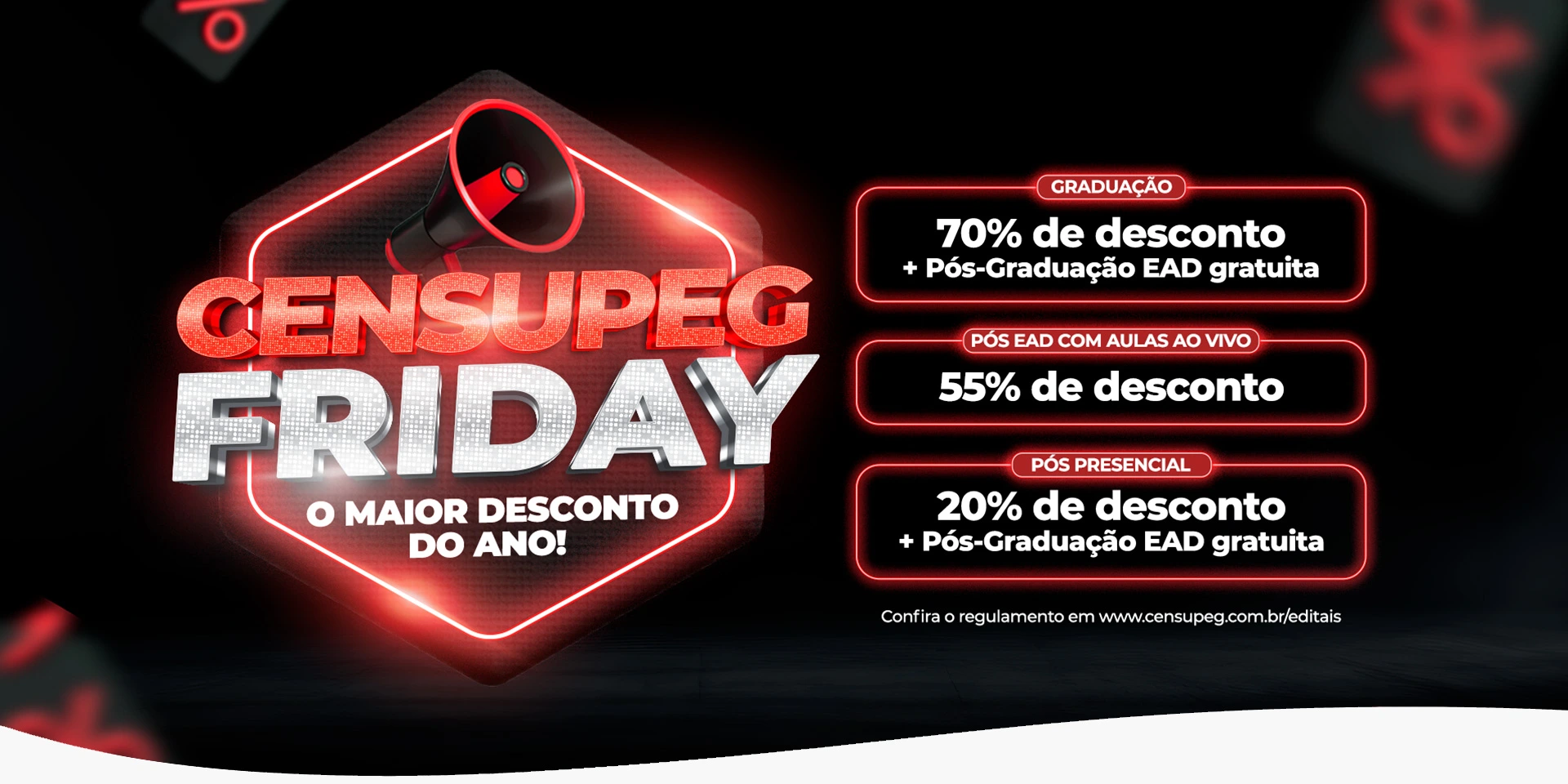 Banner Campanha Black Friday.