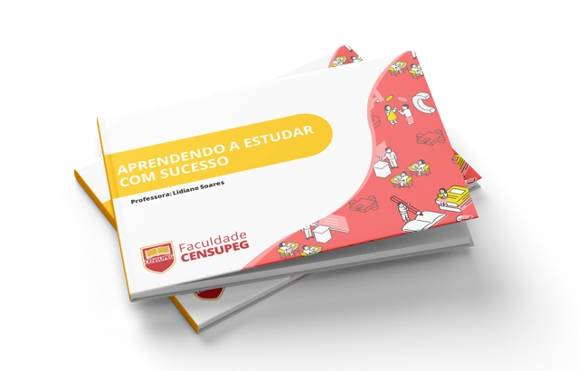 Capa do e-book Aprendendo a Estudar com Sucesso